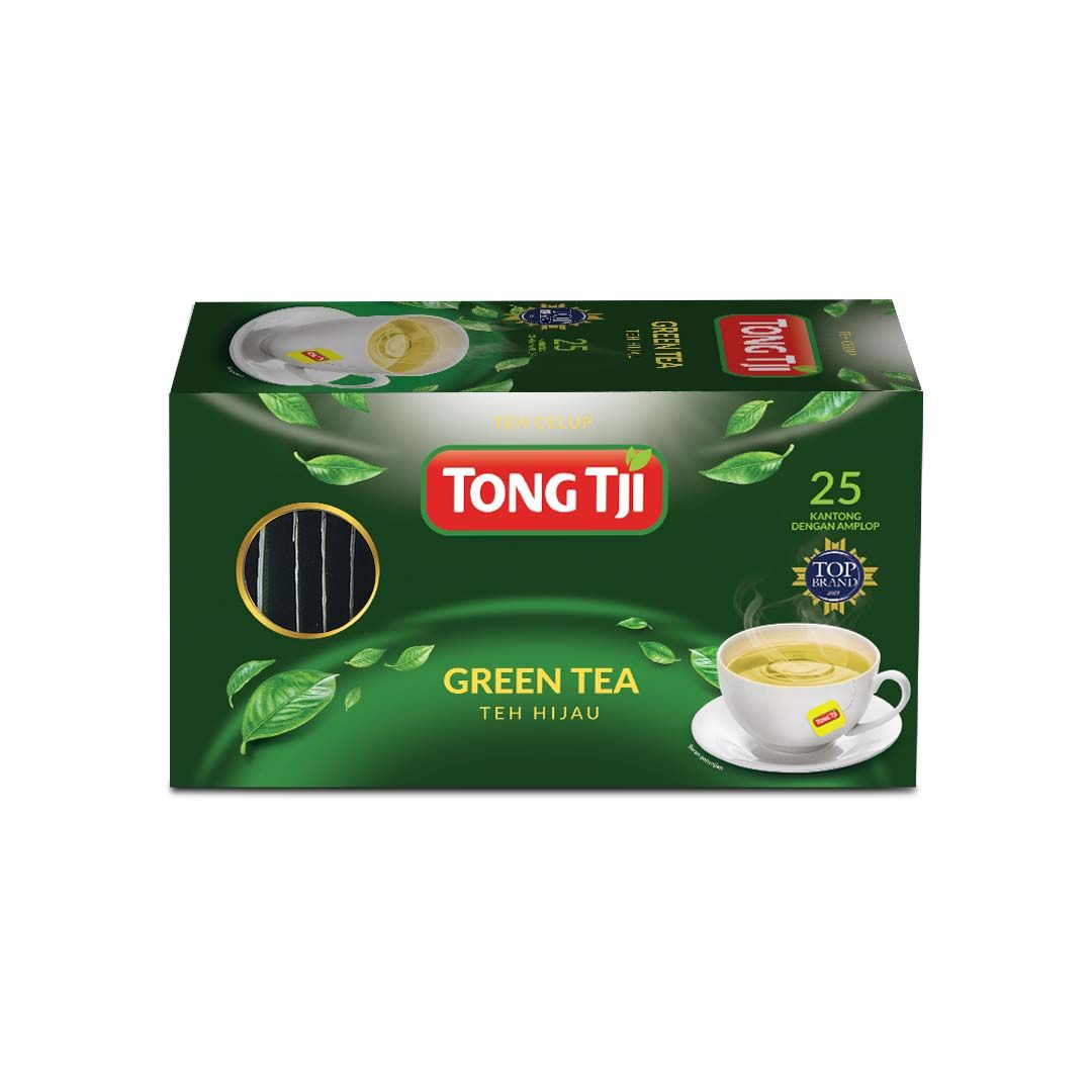 Tong Tji Celup Green Tea Envelope isi 25 tea bag
